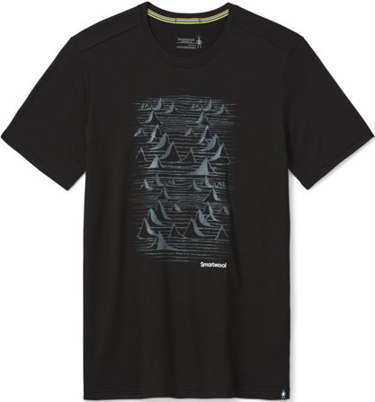 Smartwool MS150 Bryan Iguchi t-paita, Mountains Black - T-Paidat & Pikeepaidat