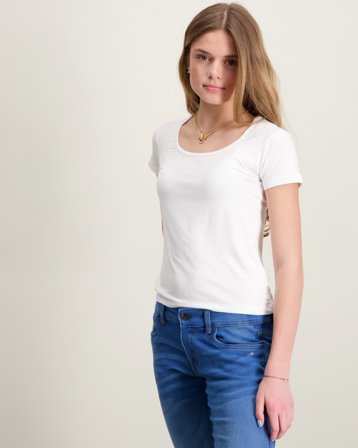 Instinct Girls s/s top Hvid Toppe/Bluser Pige - Kids Brand Store