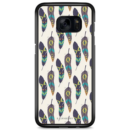 Bjornberry Skal Samsung Galaxy S7 - Hipster Fjädrar