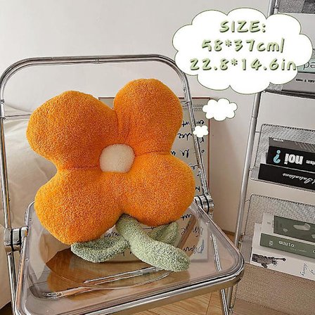 Kawaii Ins Blomkudde Kontorsstol Svankrygg Kudde Söt plysch soffa Strykkuddar Mjuka heminredningskuddar till en vän Present