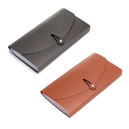 2-pak Kvitteringsmappe med Udvidelsesrum til Kuponer (FQ)