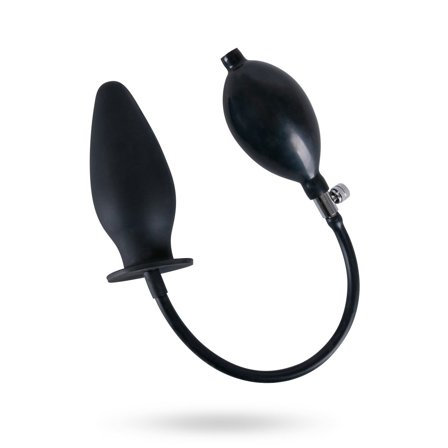 TRUE BLACK INFLATABLE ANAL PLUG - Vuxen.se - Buttplug, stora & små butt plugg
