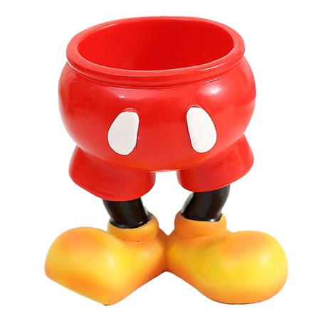 Søt tegnefilm saftig plante blomsterpot tegnefilm dyr harpiks skrivebord hjem hage dekorasjon