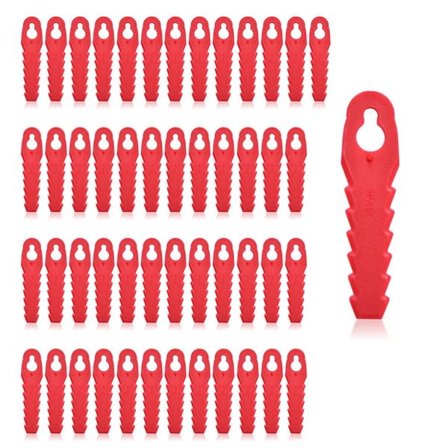 Trimmerknivar i plast 85mm - 50-pack