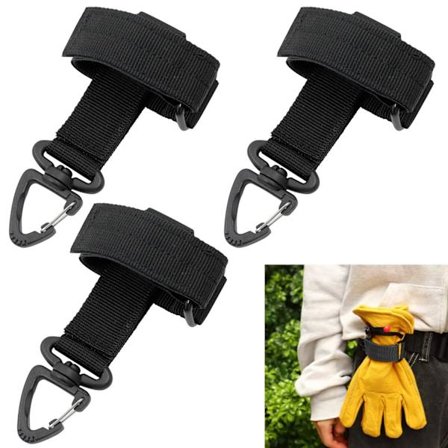 Handskeklips - 3 stk. med Karabinhage Handske Tarp Holder DXGHC