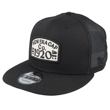New Era - Svart trucker Keps - " 9FIFTY Black Trucker" @ Hatstore