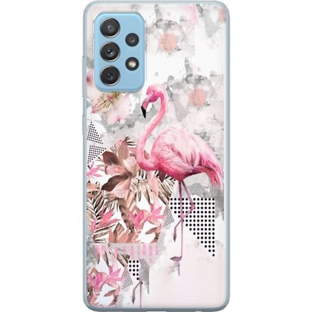 Yhteensopiva Puhelinkuori Samsung Galaxy A52 5G Flamingo