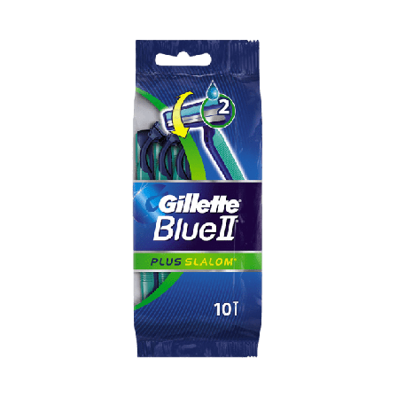 Gillette Engångshyvel Blue Plus, 10-pack Rakning Herr Blå ONESIZE
