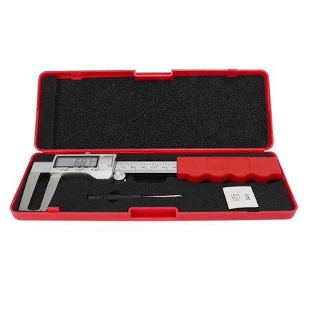 Skivebremse Rotor Mikrometer Tomme Metriske Brøker Enhed LCD Skærm 0‐150mm Høj Præcision Universal Måleværktøj