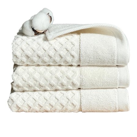 100% bomull Marigold håndklær, 3 myke håndklær til bad, svært absorberende (sett med 3)