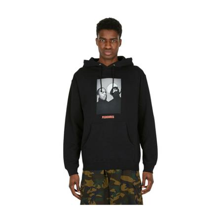 Pleasures, Vocabulary Hooded Sweatshirt Zwart, Heren, Maat:M