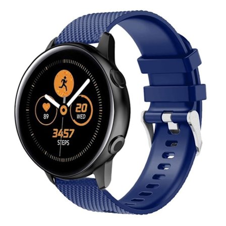 Samsung Galaxy Watch Active klockarmband i silikon - Mörkblå