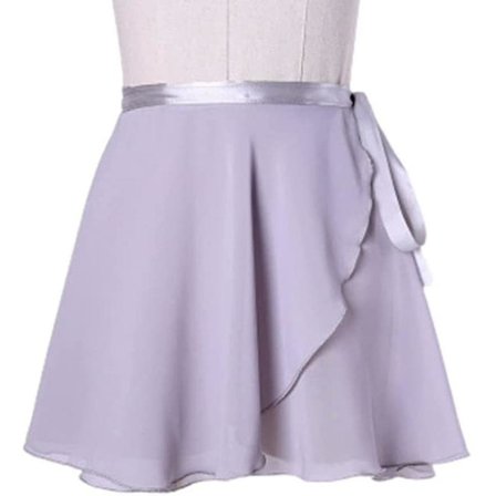 Ballet Chiffon Ballet Trænings Dansekjole Voksen Danse Træningskjole (grå, s)