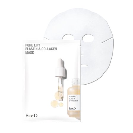 FaceD - Viso Pure Lift Elastin & Collagen Mask - Maschera viso idratante