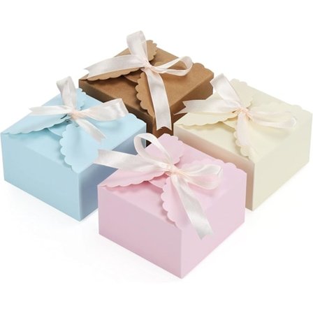 20-pack presentaskar med lock - 10x10x6cm/3.94x3.94x2.36"