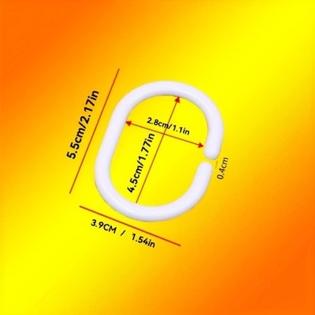 Elegant bruseforhæng med bladmotiv - fortykket, holdbart, øjer for nem ophængning | sæsonuafhængig | let at rengøre_TF_TF