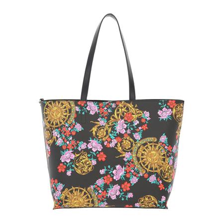 Versace Jeans Couture, BAG Range Z - Reversible Shopping, Sketch 1 Geel, Dames, Maat:ONE Size