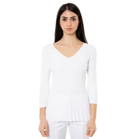 D.Exterior, V -neck shirt Wit, Dames, Maat:M