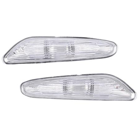 Sidemarker Blinklys Lampe Skærm Venstre & Højre passer til E90/E91/E92/E93 2006-2011 (#02)