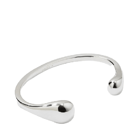Syster P Bolded Drops Bangle Silver Armband Dam M/L