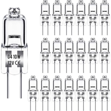 G4 Halogen 10W 12V - Varm hvid - 20-pk 10W 20-pk 20 stk./NC/