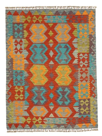 Oriental Kilim Afghan Old Style Rug 150X197 Wool, Afghanistan