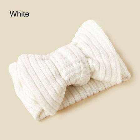 Baby pannebånd Elastiske hårbånd for barn HVIT HVIT