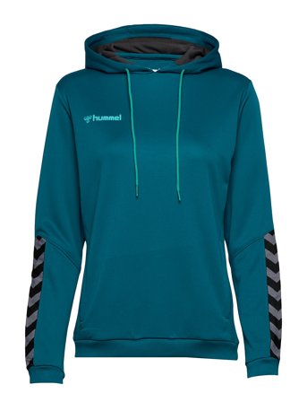 Hmlauthentic Poly Hoodie Woman Blue Hummel