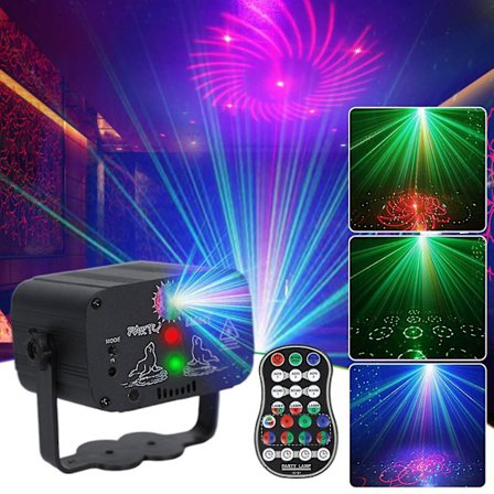 480 Kuviota Laserprojektorin Lavavalot Led Rgb Dj Disco Ktv Show Party Valo