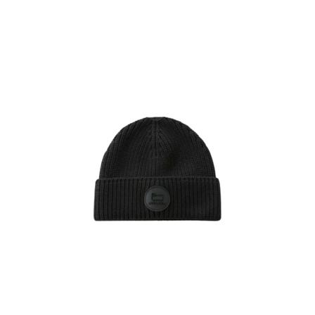Woolrich Beanies , Zwart , Heren , Maat: ONE Size Hoeden
