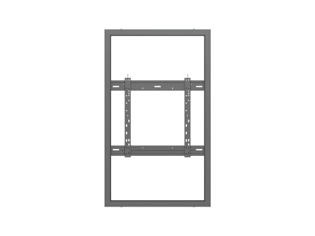 Multibrackets M Pro Series - innhegning - for LCD-skjerm - medium - svart