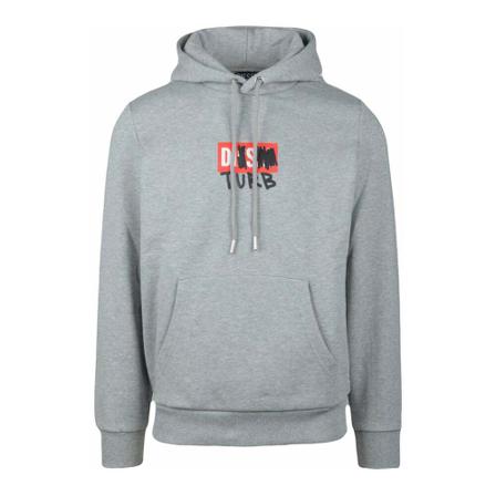 Diesel Hoodies , Grijs , Heren , Maat: M