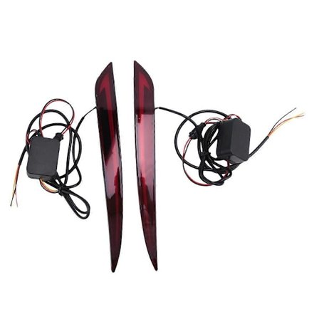 Auton LED-takavalot takapuskurissa Ford Fusion Mondeo 5 MK5 2013-2018 - Jarrut, heijastavat sumuvalot, takapuskurin vilkut