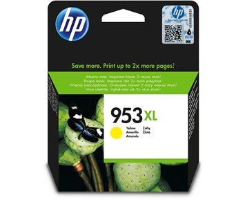 HP-953XL Yellow-HP 953XL Gul blekkpatron-Printing ink, toner & paper-Blekkpatroner