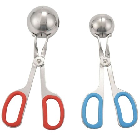 Frikadelle Maker Tang Frikadelle Ske Rustfrit Stål Kugle Maker Frikadelle Tang Til Frugter Frikadelle