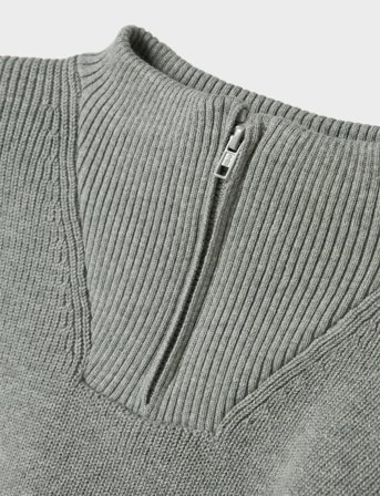name it Nmmnesolle Ls Knit - Grey - 86