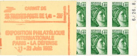 Frankrig 1981 - Frimærkehæfte YT 2154-C1 - Postfrisk