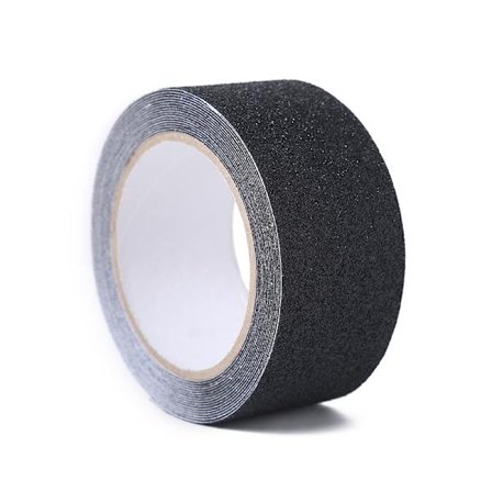 2 st, halkfri tejp, starkt lim, halkfri självhäftande tejp, 5 cm * 10 m, svart