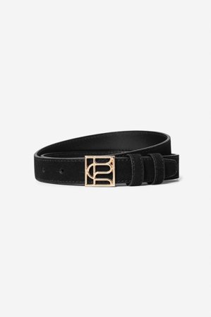 CAMILLA PIHL - Grace Belt - Black Suede - 80