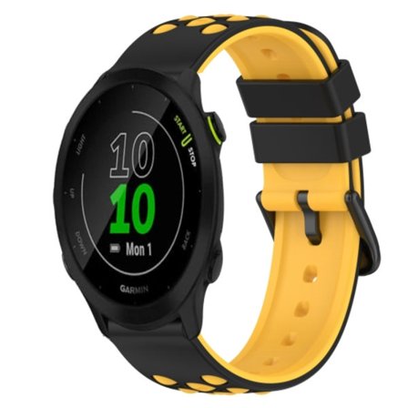 För Garmin Forerunner 55 20mm tvåfärgad watch