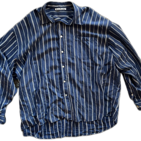 Blå randig skjorta från Acne Studios