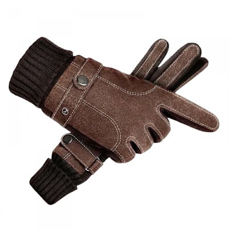 Herre skinnhansker, herre kjørehansker, berøringsskjerm varme vinterhansker til gave