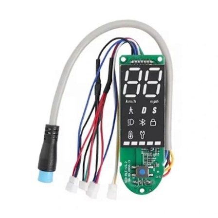 Elektrisk scooter instrumentbræt til Germany Pro 2 til Pro 2 kredsløbskortmontering Dash Board Display Sort