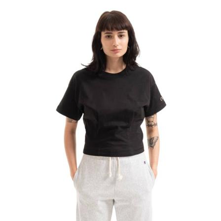 Champion, T-Shirts Zwart, Dames, Maat:L