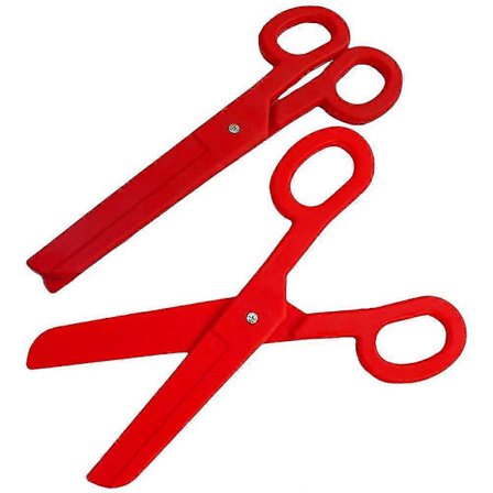 2 st Giant Sax Prop Falska Saxar Rekvisita Halloween Plast Stor Sax Prop (FMY)