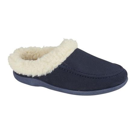 Sleepers Dam/dam Janine Mules 5 Uk Navy