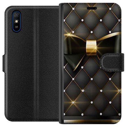 Yhteensopiva Lompakkokotelo Xiaomi Redmi 9A Kultainen roosetta