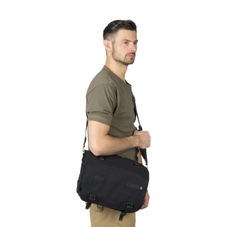 Skulderveske Brandit Canvas 3L Svart