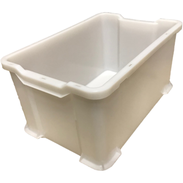 Plastkasse hvit 54 liter