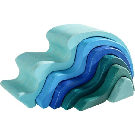 Puinen sateenkaaripino, sisäkkäiset palapelit, tunnelipino